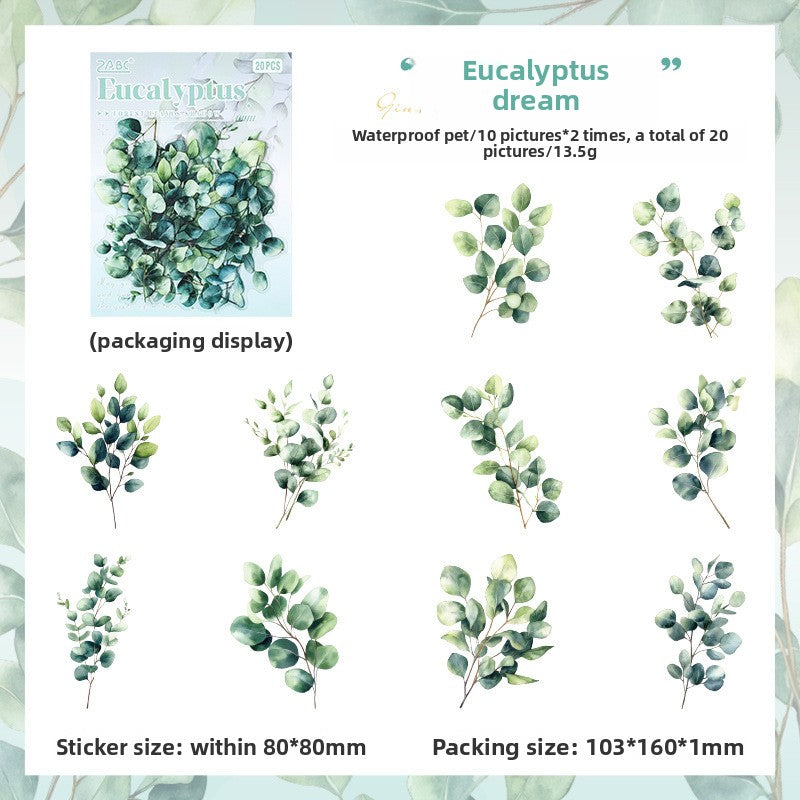 Botanical Whisper PET Sticker