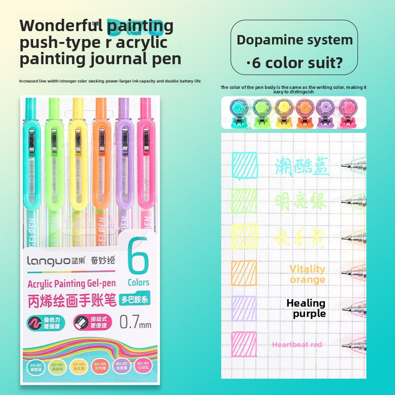Languo Acrylic Painting Gel Pen Set