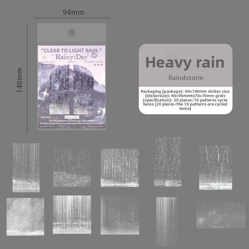 Soft Rain Stories Sticker Pack