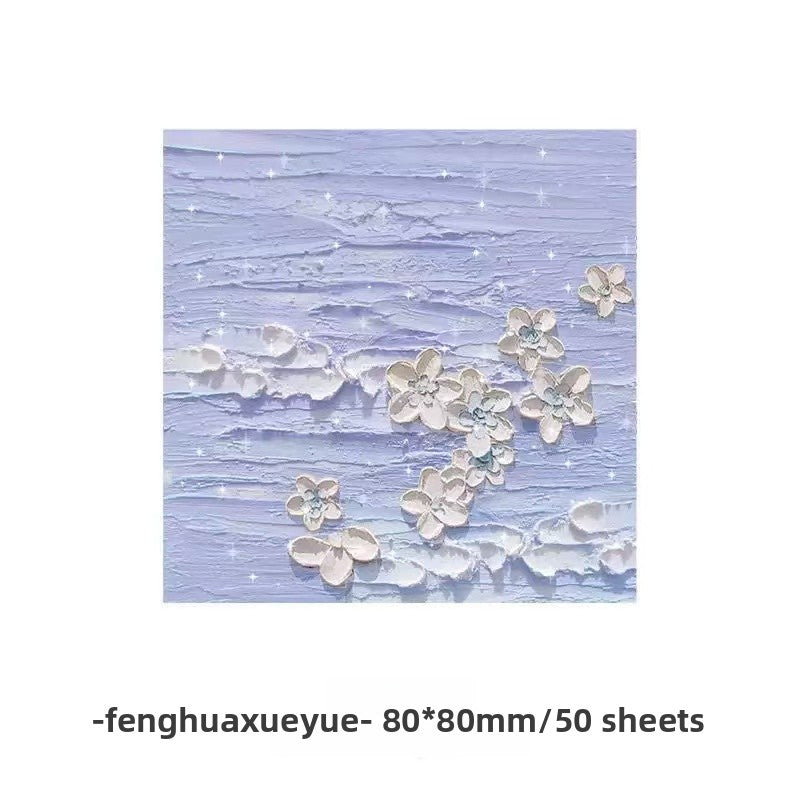 Oil Painting design Sticky Notes