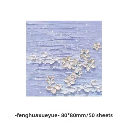 Oil Painting design Sticky Notes