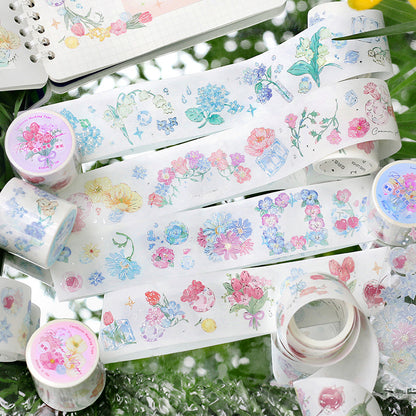 Soft Floral Shine Tape