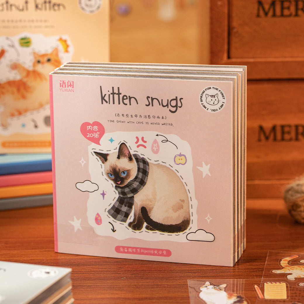 Purrfect Snugs Sticker book