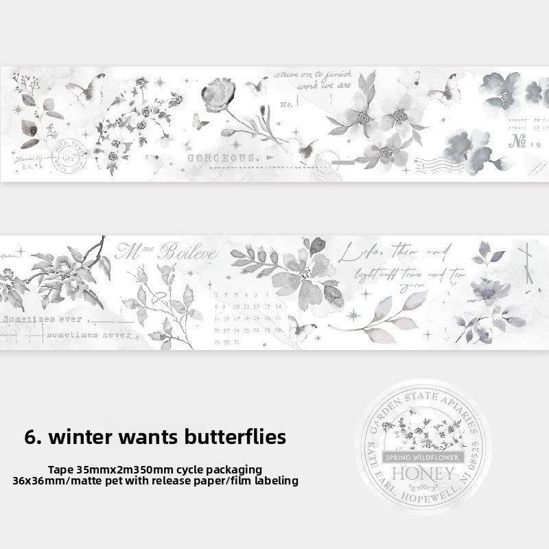 Spring Bloom PET Washi Tape