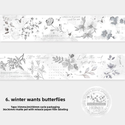 Spring Bloom PET Washi Tape