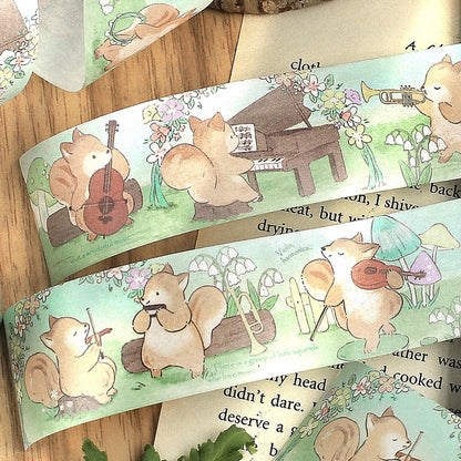 Fluffy Bunny Story Washi Tape