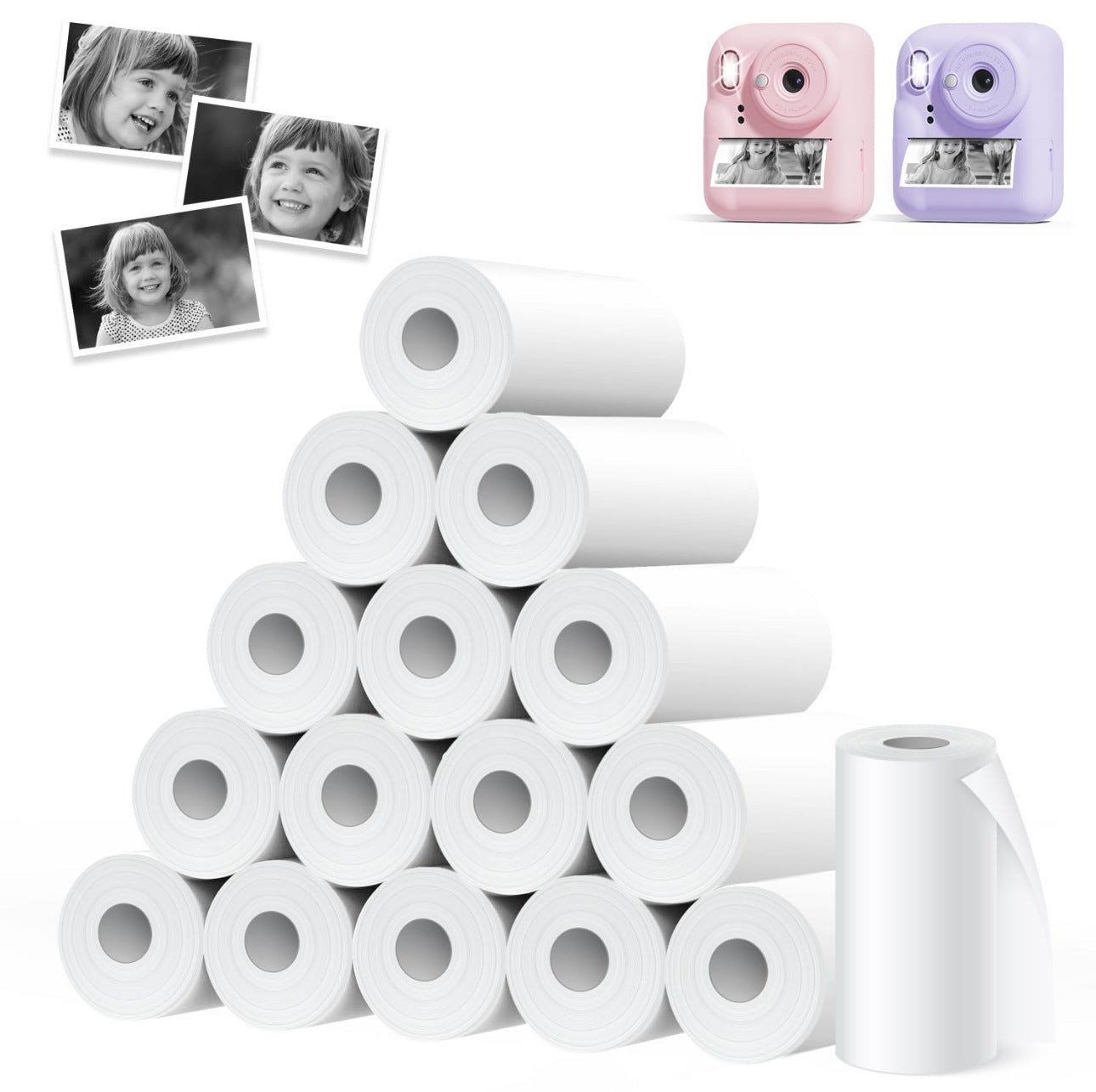 Adhesive Camera Roll Paper