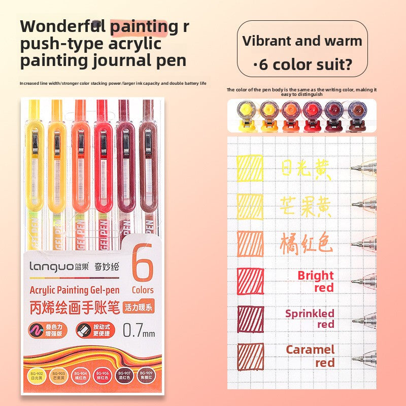 Languo Acrylic Painting Gel Pen Set