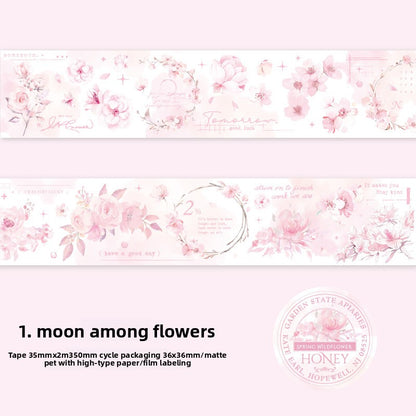 Spring Bloom PET Washi Tape