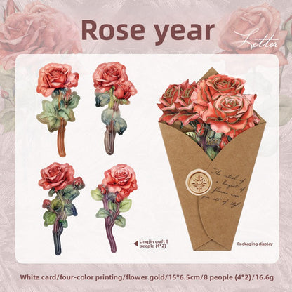 Romantic Rose Garden Sticker