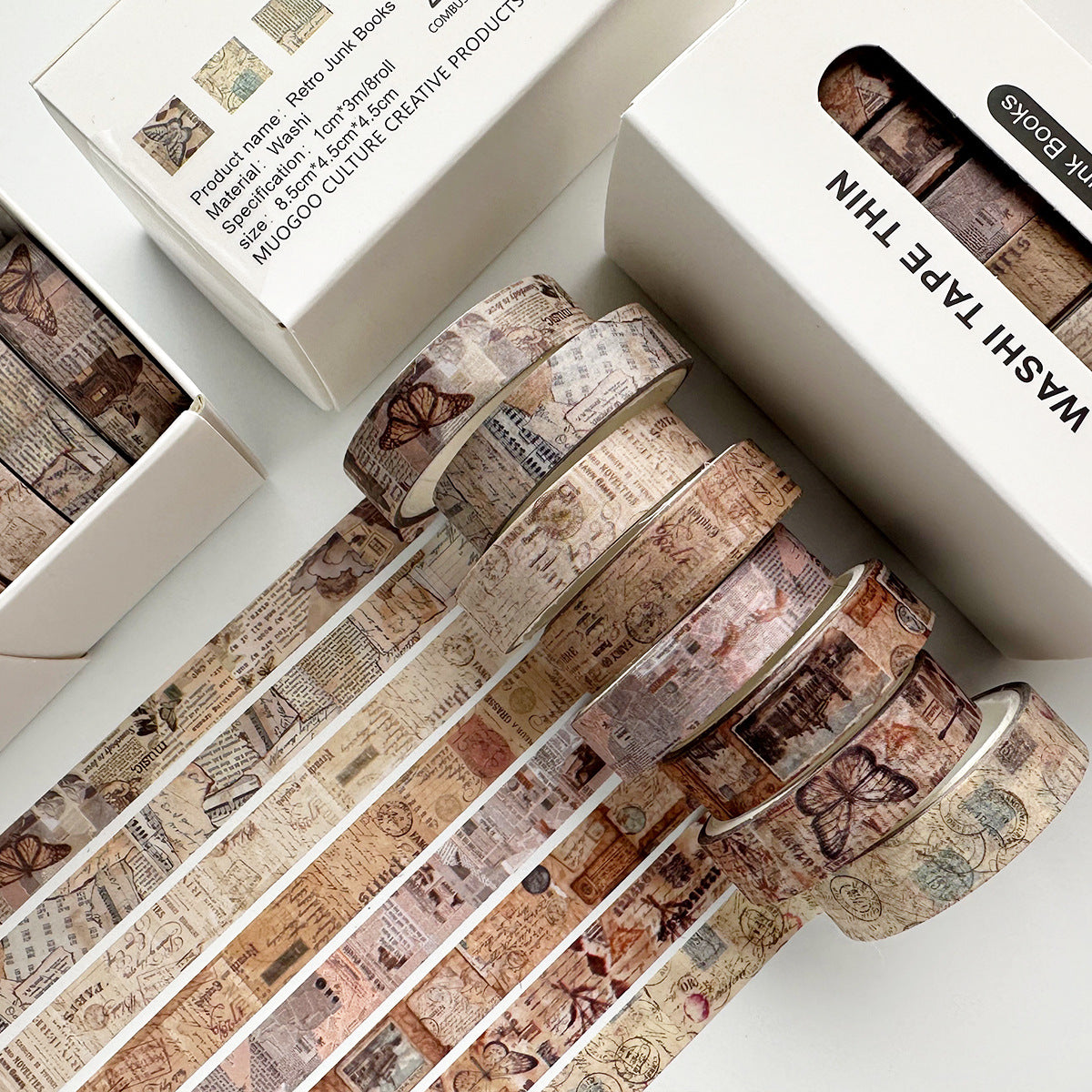 Cozy Plaid Washi Tape Set