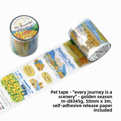 Watercolor Landscape Washi Tape