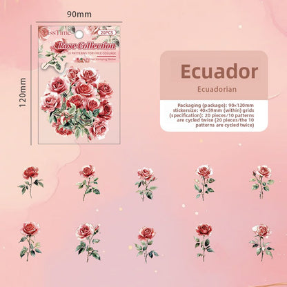 Eternal Rose Garden Stickers
