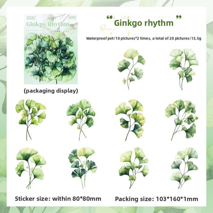 Botanical Whisper PET Sticker