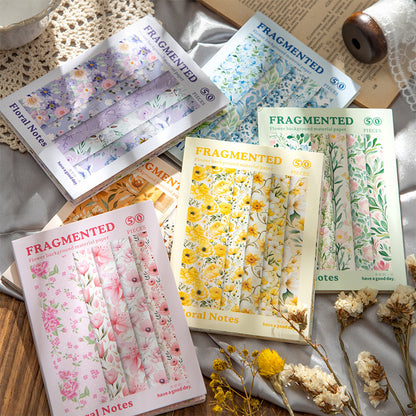 Floral Background Paper Sheets
