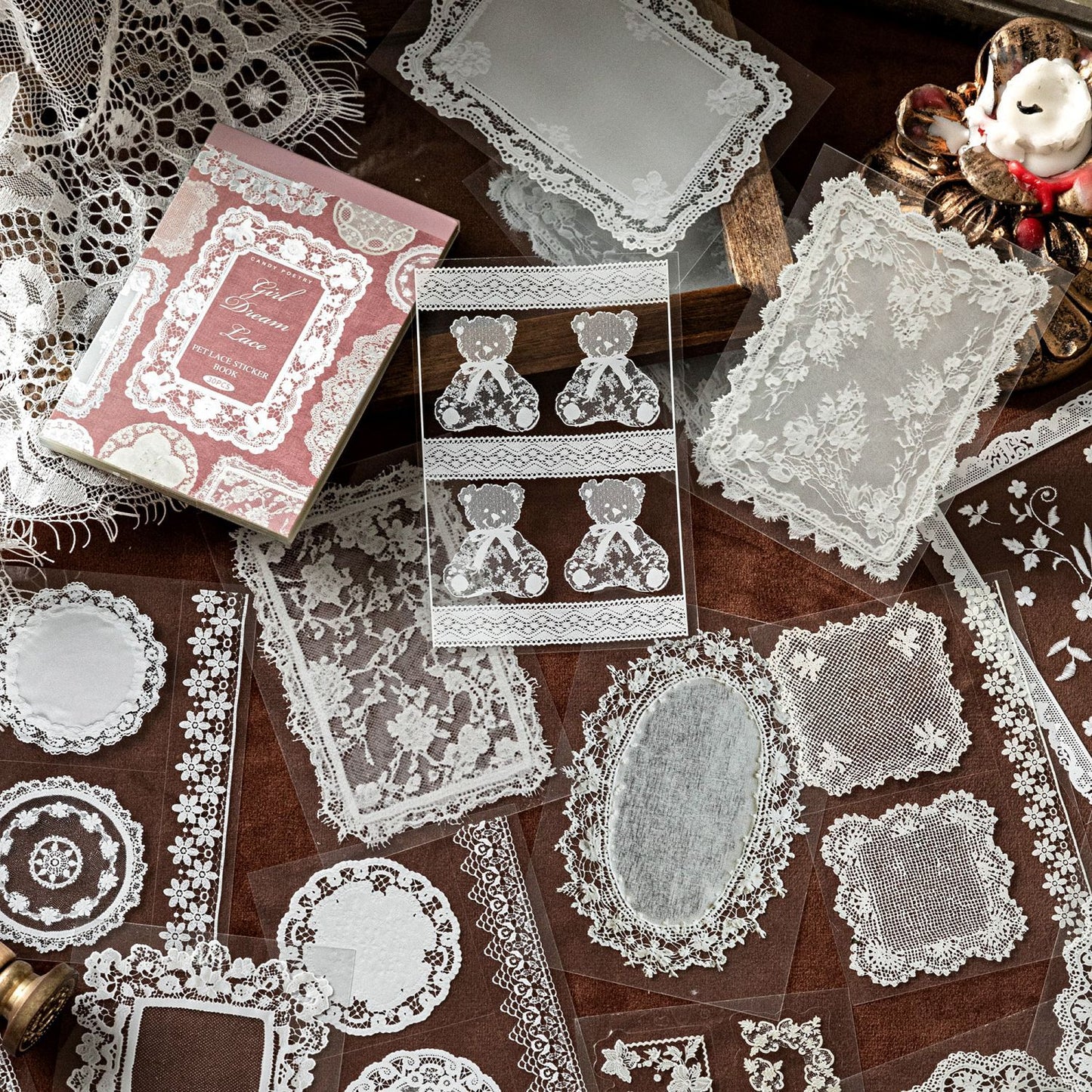 Vintage Lace PET Stickers