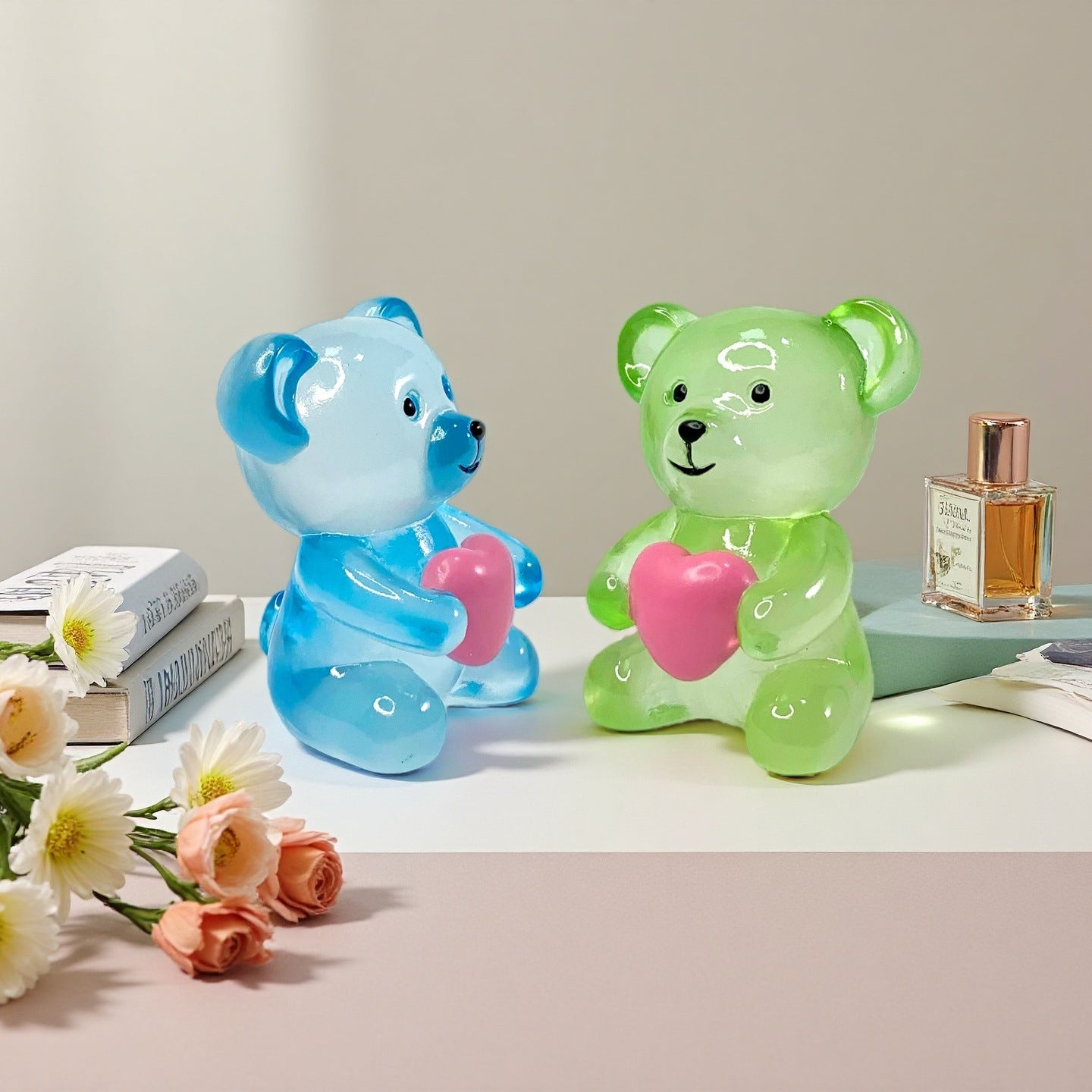 Resin Love Bear Ornaments