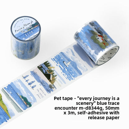 Watercolor Landscape Washi Tape