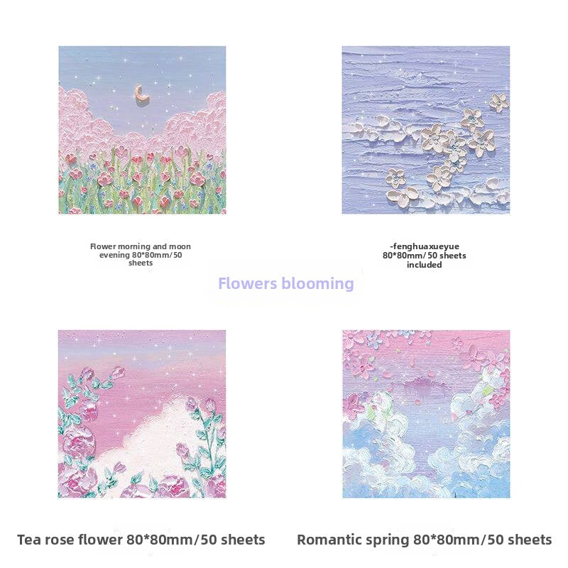 Oil Painting design Sticky Notes