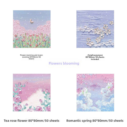 Oil Painting design Sticky Notes