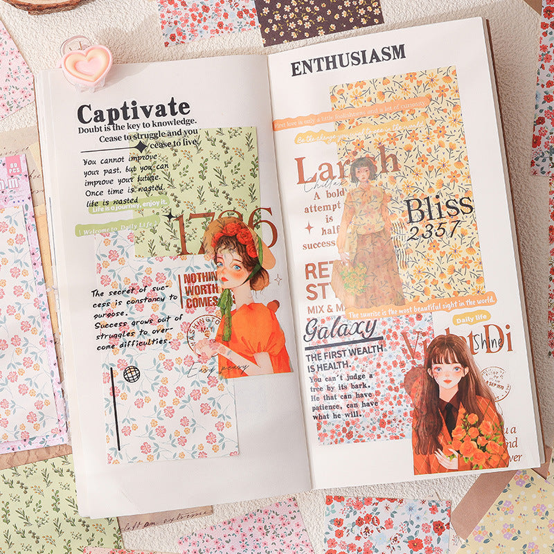 Little Bloom Collage Papers