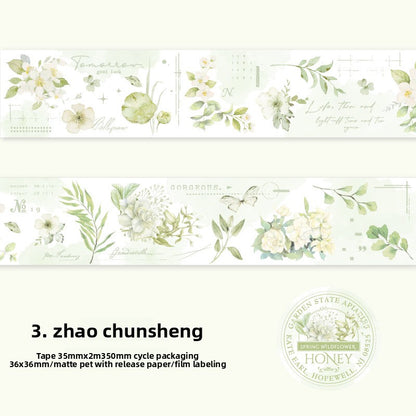 Spring Bloom PET Washi Tape