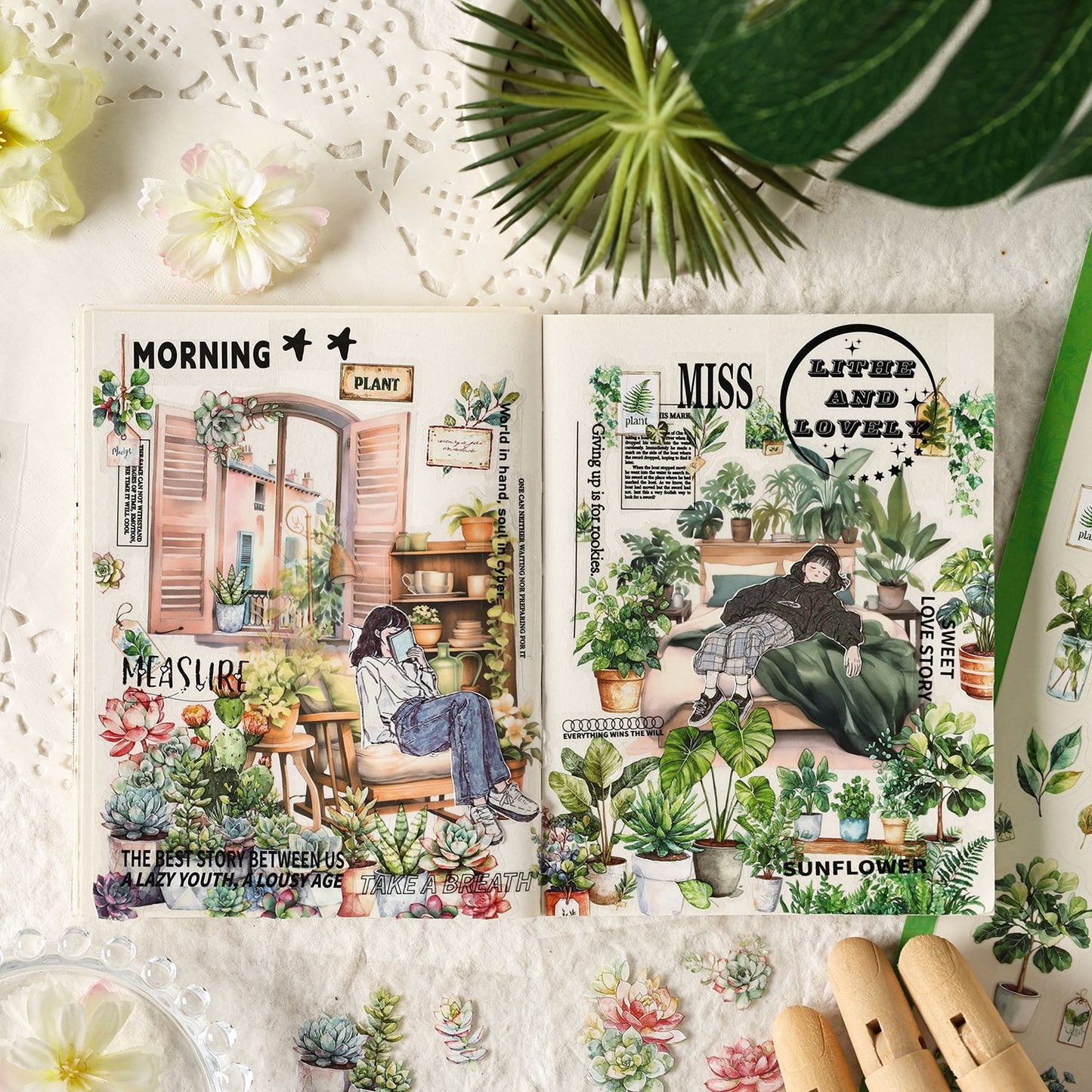 Garden Daydream PET Stickers