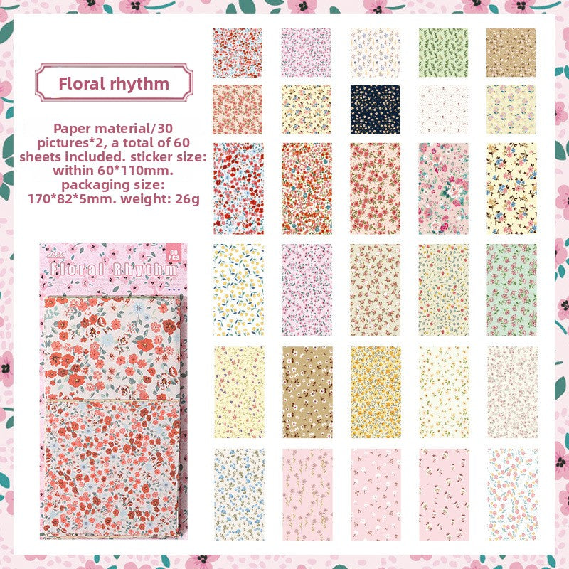 Little Bloom Collage Papers