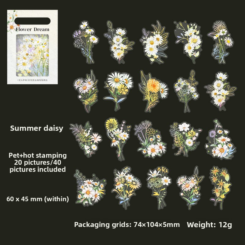Botanical Glow Stickers