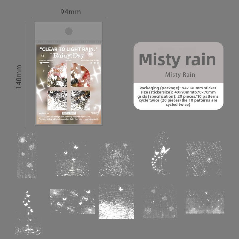 Soft Rain Stories Sticker Pack