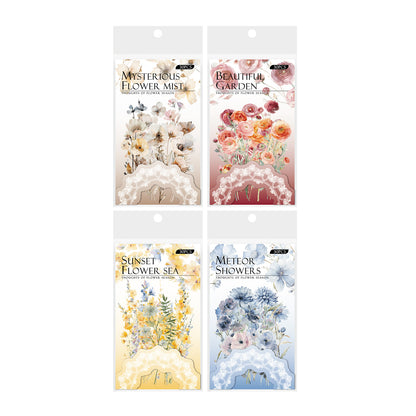 Sunset Flower Sea PET Sticker