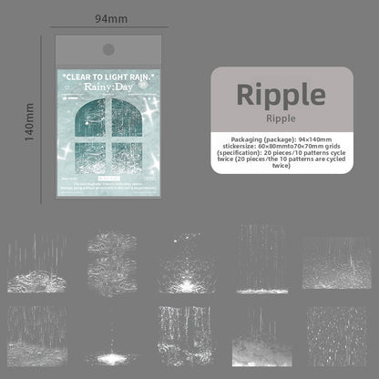 Soft Rain Stories Sticker Pack