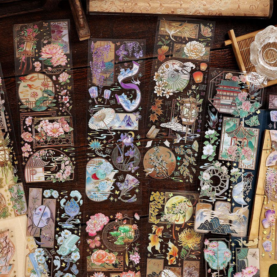 Dynasty Bloom Sticker Set