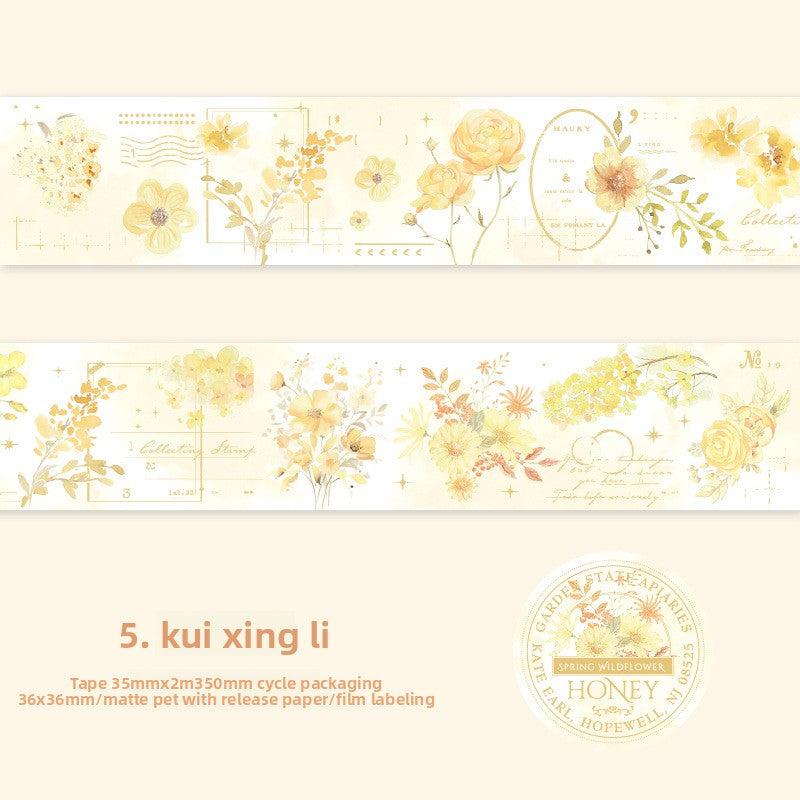 Spring Bloom PET Washi Tape