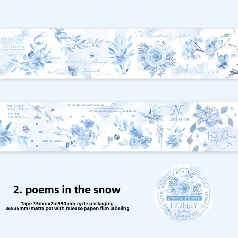 Spring Bloom PET Washi Tape