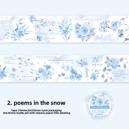 Spring Bloom PET Washi Tape