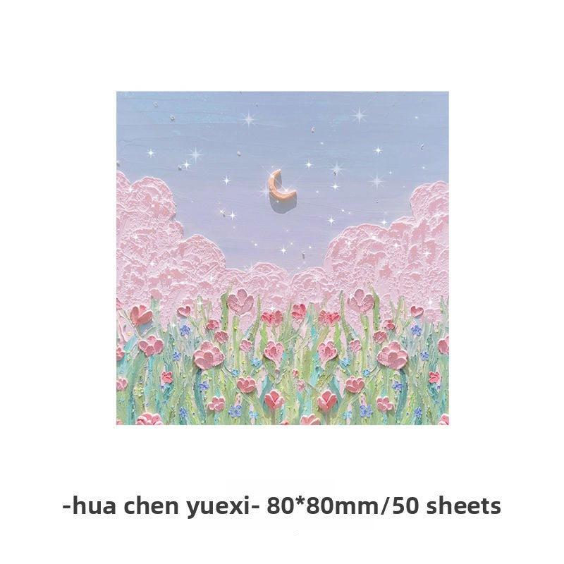 Oil Painting design Sticky Notes