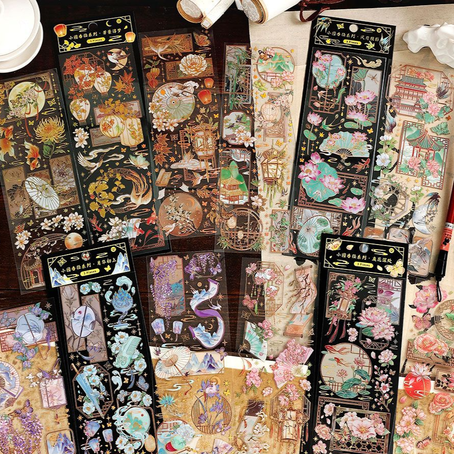 Dynasty Bloom Sticker Set