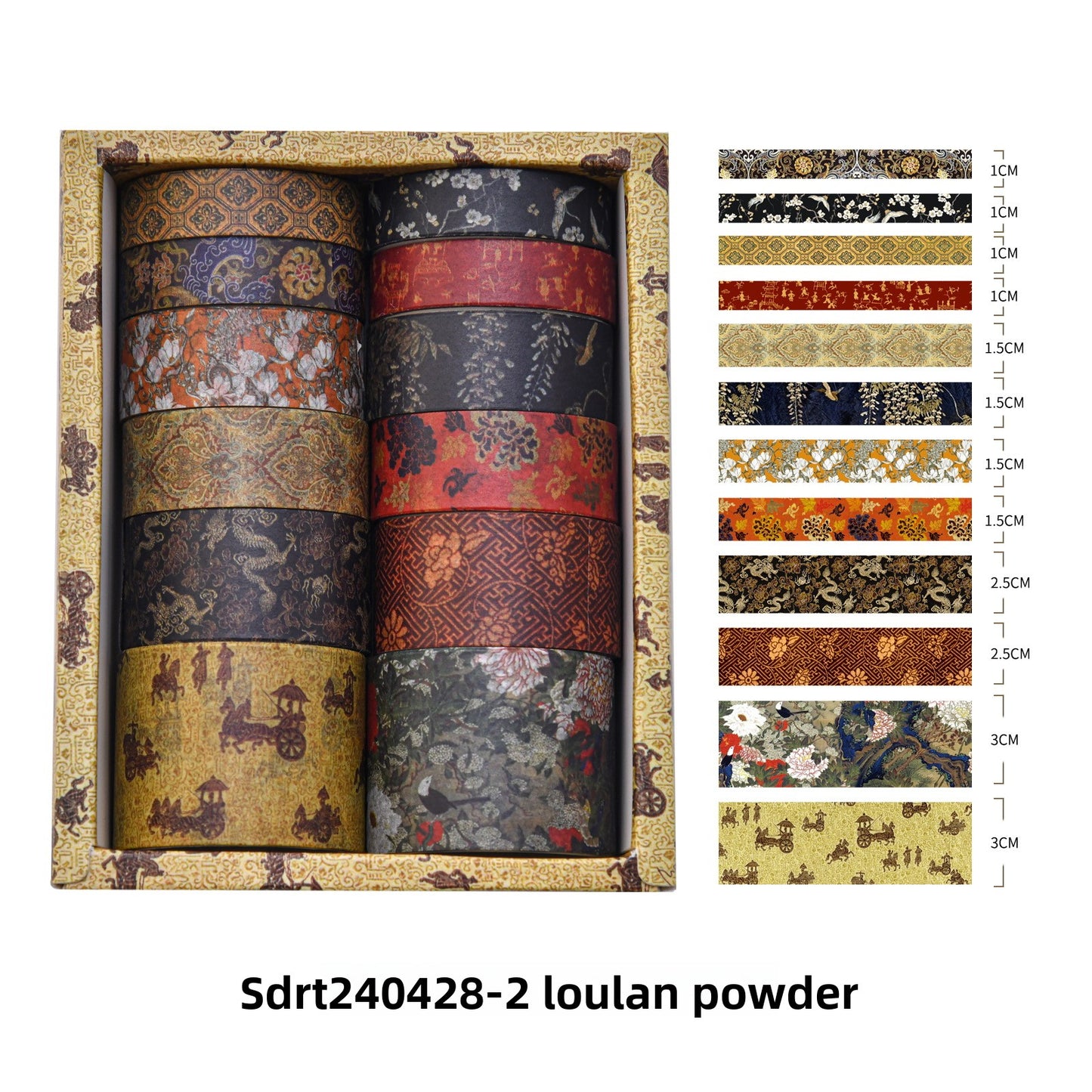 Imperial Garden Washi Tape Box