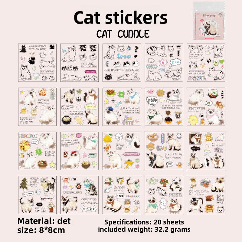 Purrfect Snugs Sticker book
