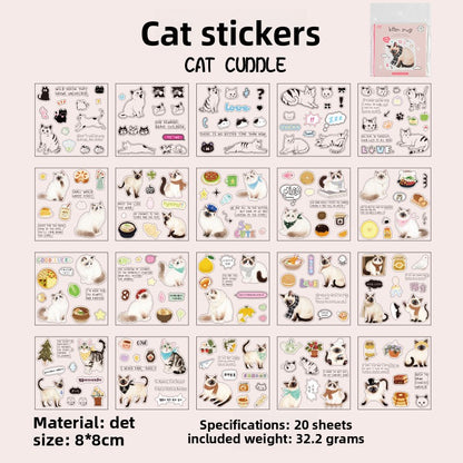 Purrfect Snugs Sticker book