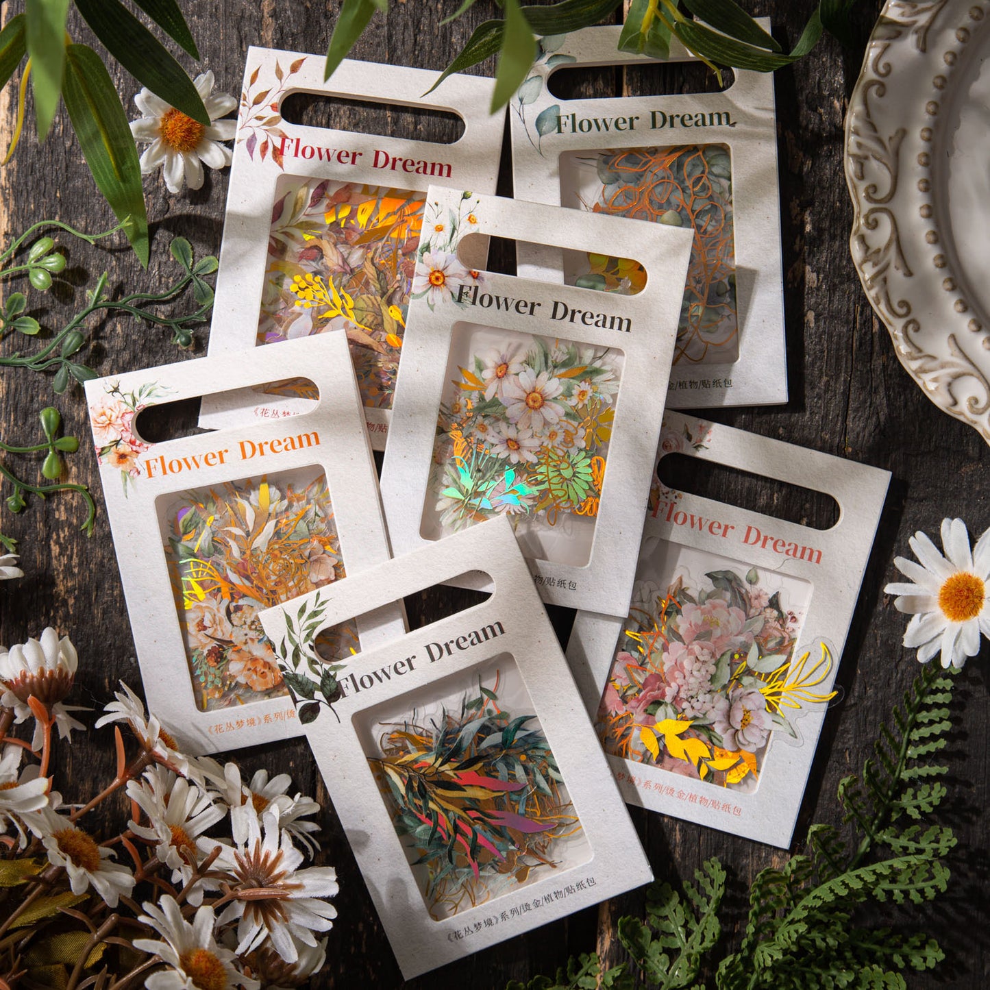Botanical Glow Stickers