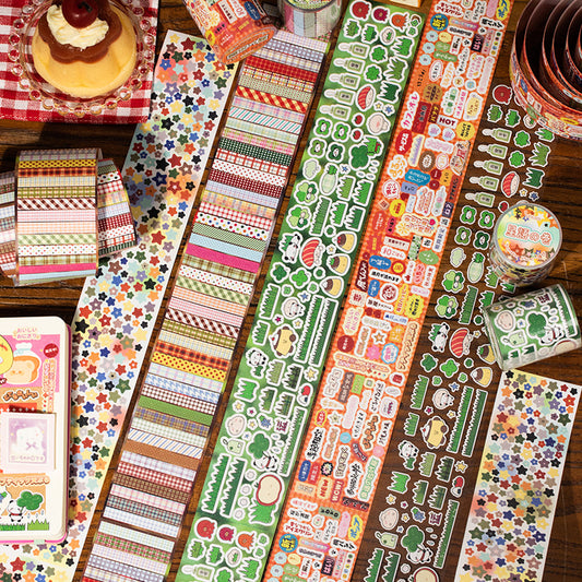Star & Plaid Deco Tape Roll