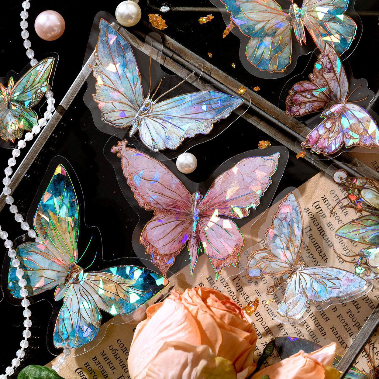 Golden Garden Butterflies