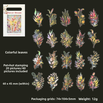 Botanical Glow Stickers