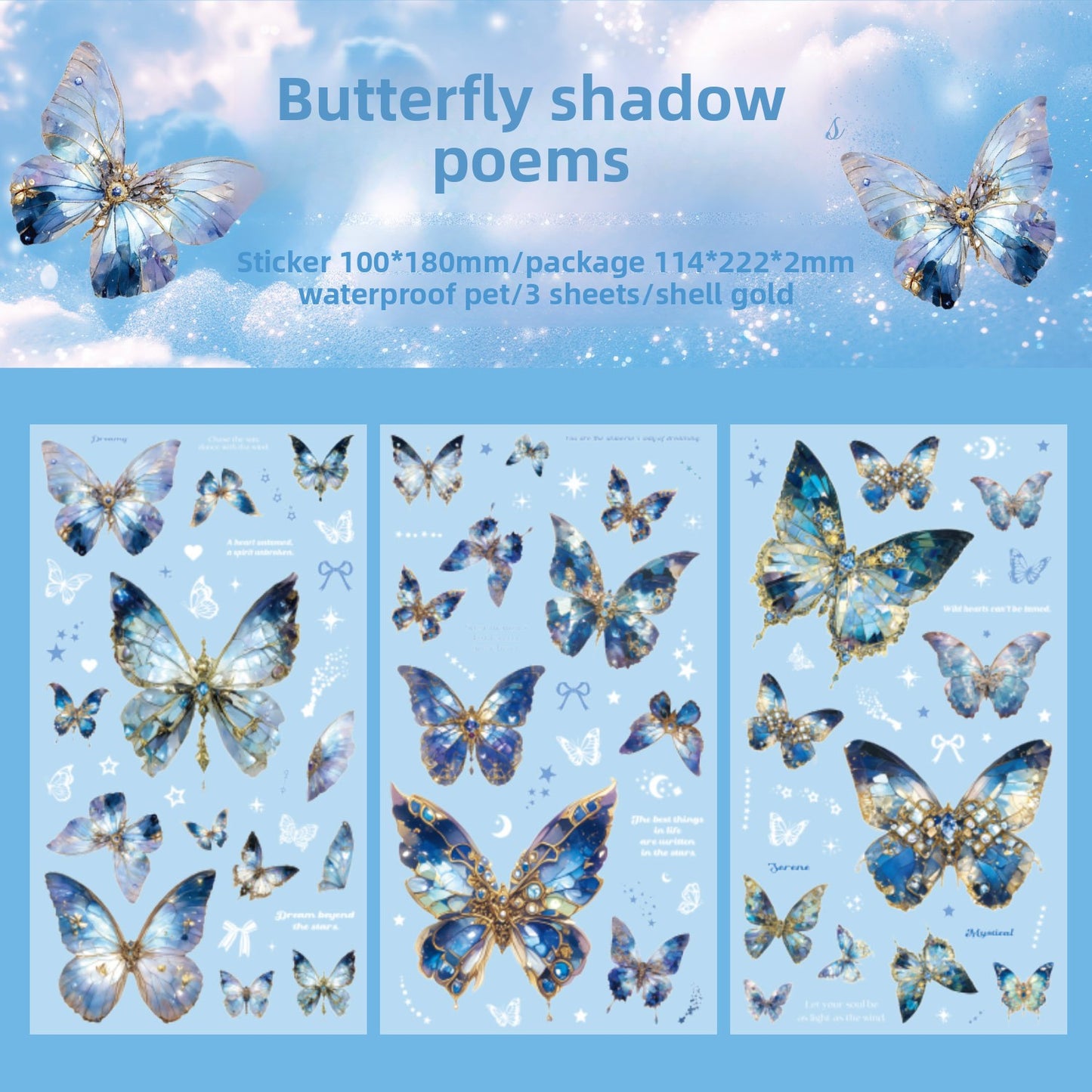 Magical Butterfly Sticker