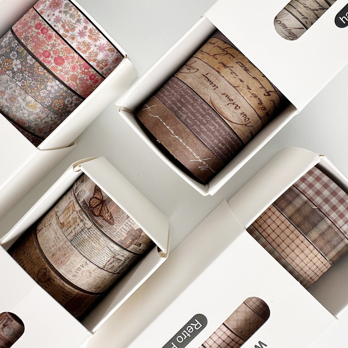 Cozy Plaid Washi Tape Set
