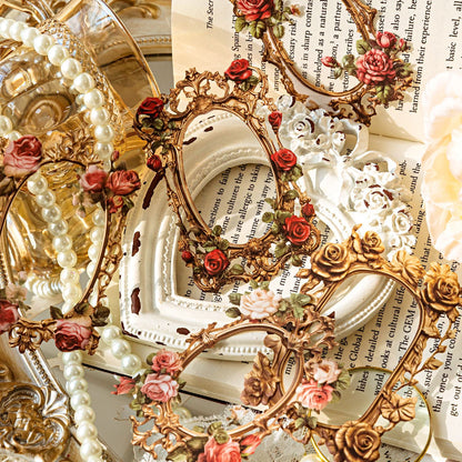 Floral vintage hollow border