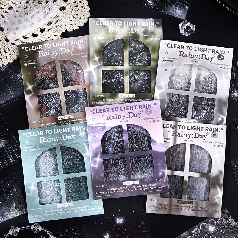 Soft Rain Stories Sticker Pack