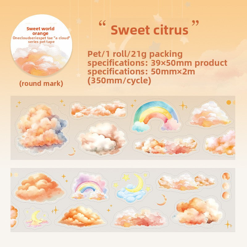 Golden Citrus Dream PET Tape